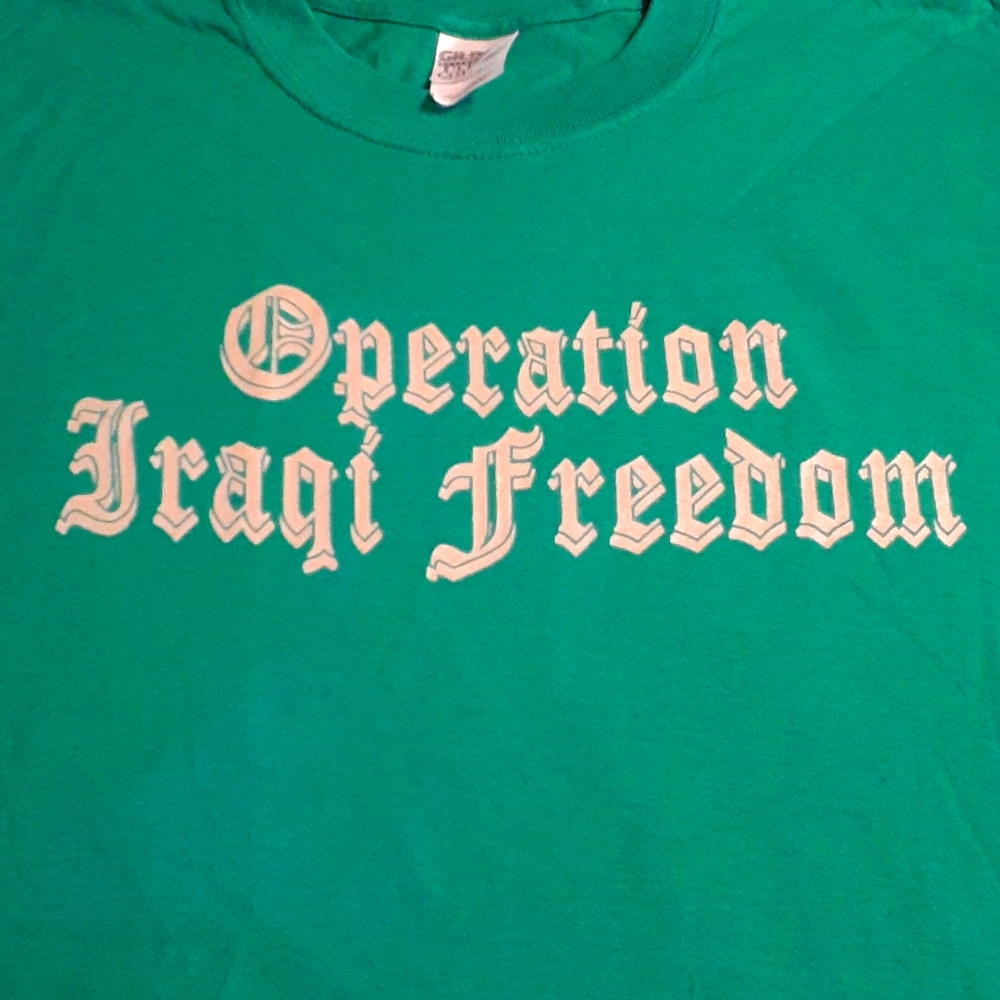 Iraq tee shirt